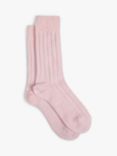 hush Murica Ribbed Cashmere Blend Ankle Socks, Pink