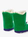 Mini Boden Kids' Knitted Dinosaur Slippers