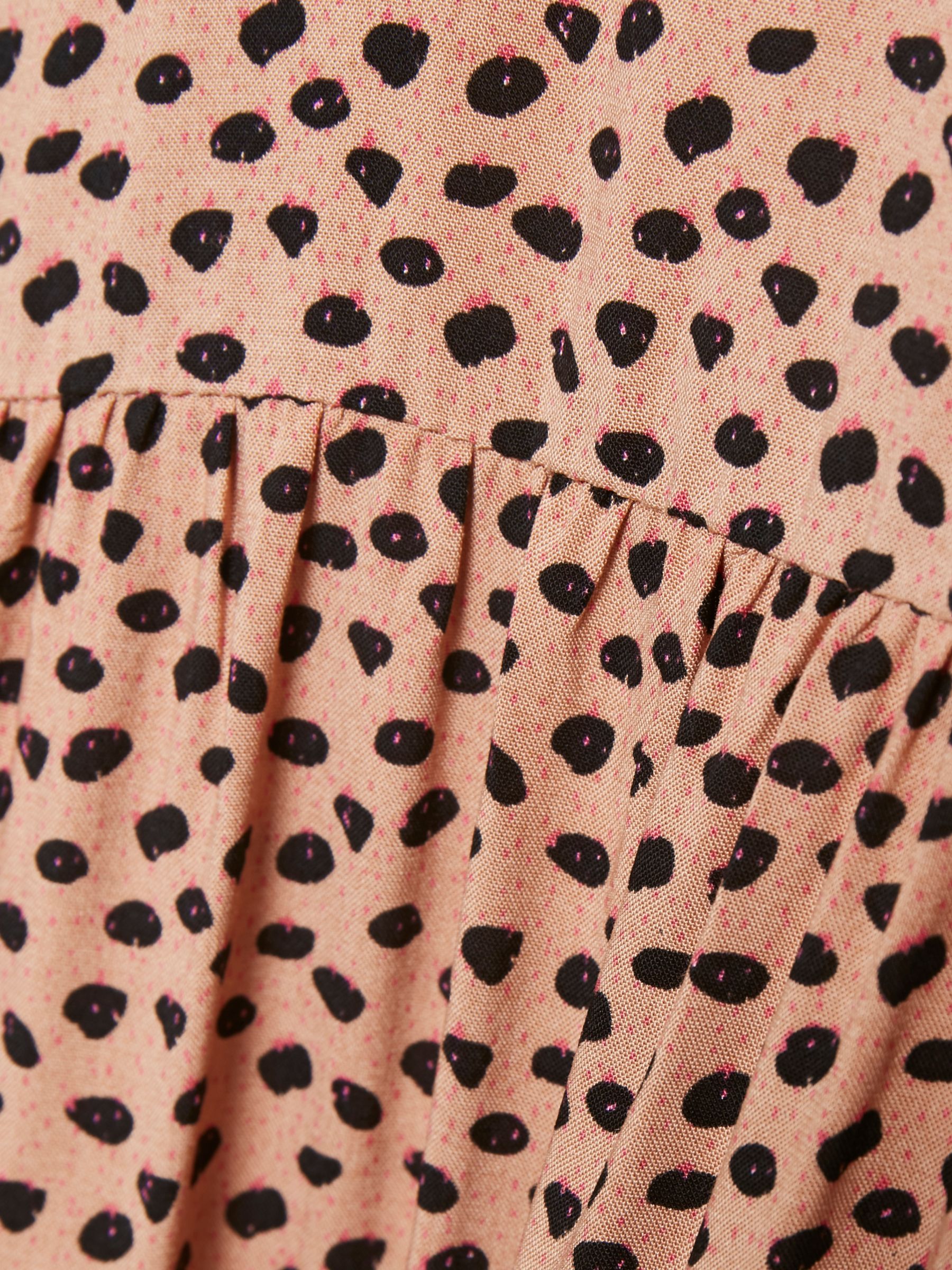 Buy Saint Tropez Eda Pebbles Print Dress, Tan Online at johnlewis.com