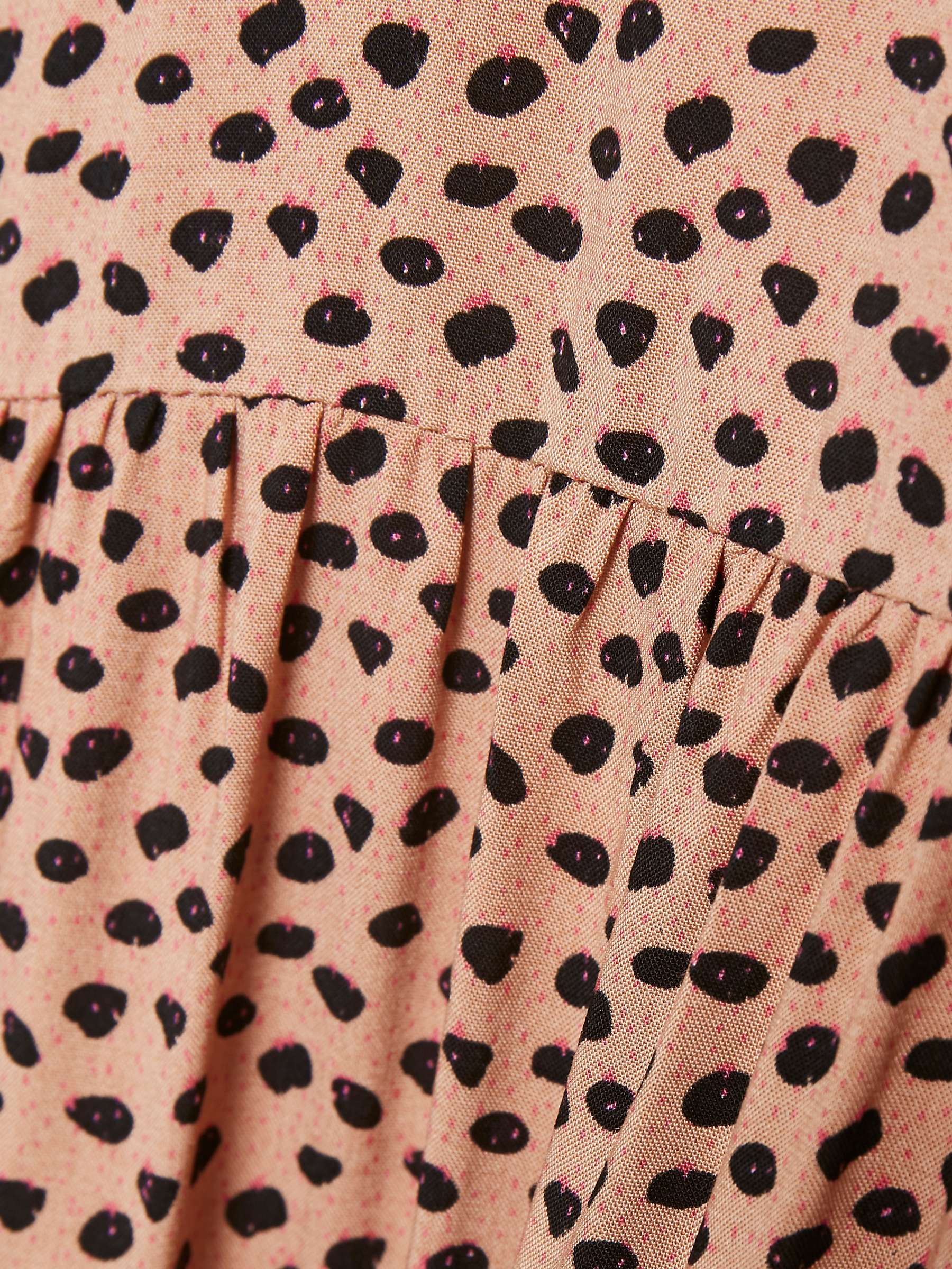 Buy Saint Tropez Eda Pebbles Print Dress, Tan Online at johnlewis.com