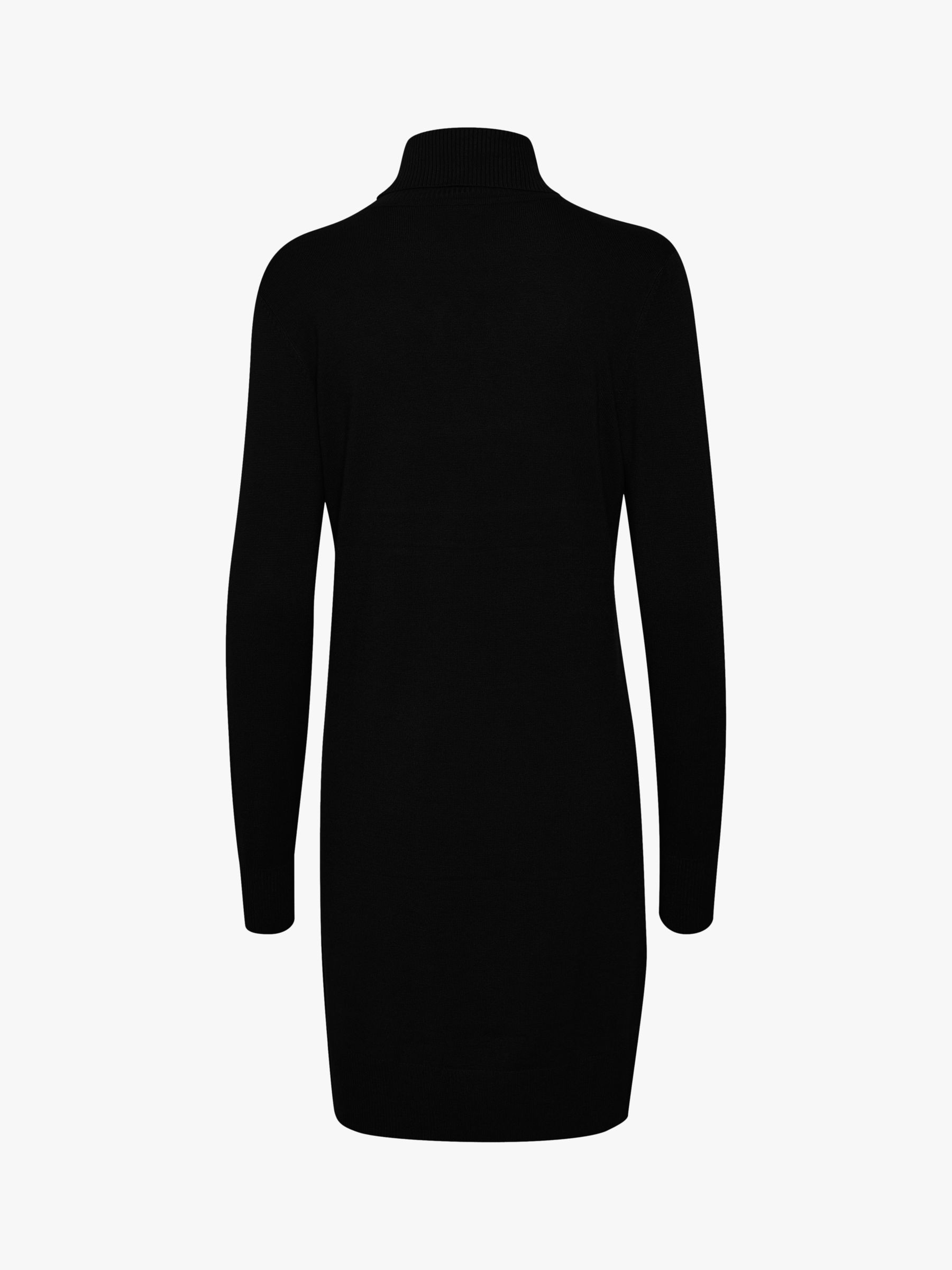 Saint Tropez Mila Roll Neck Dress, Black, XS