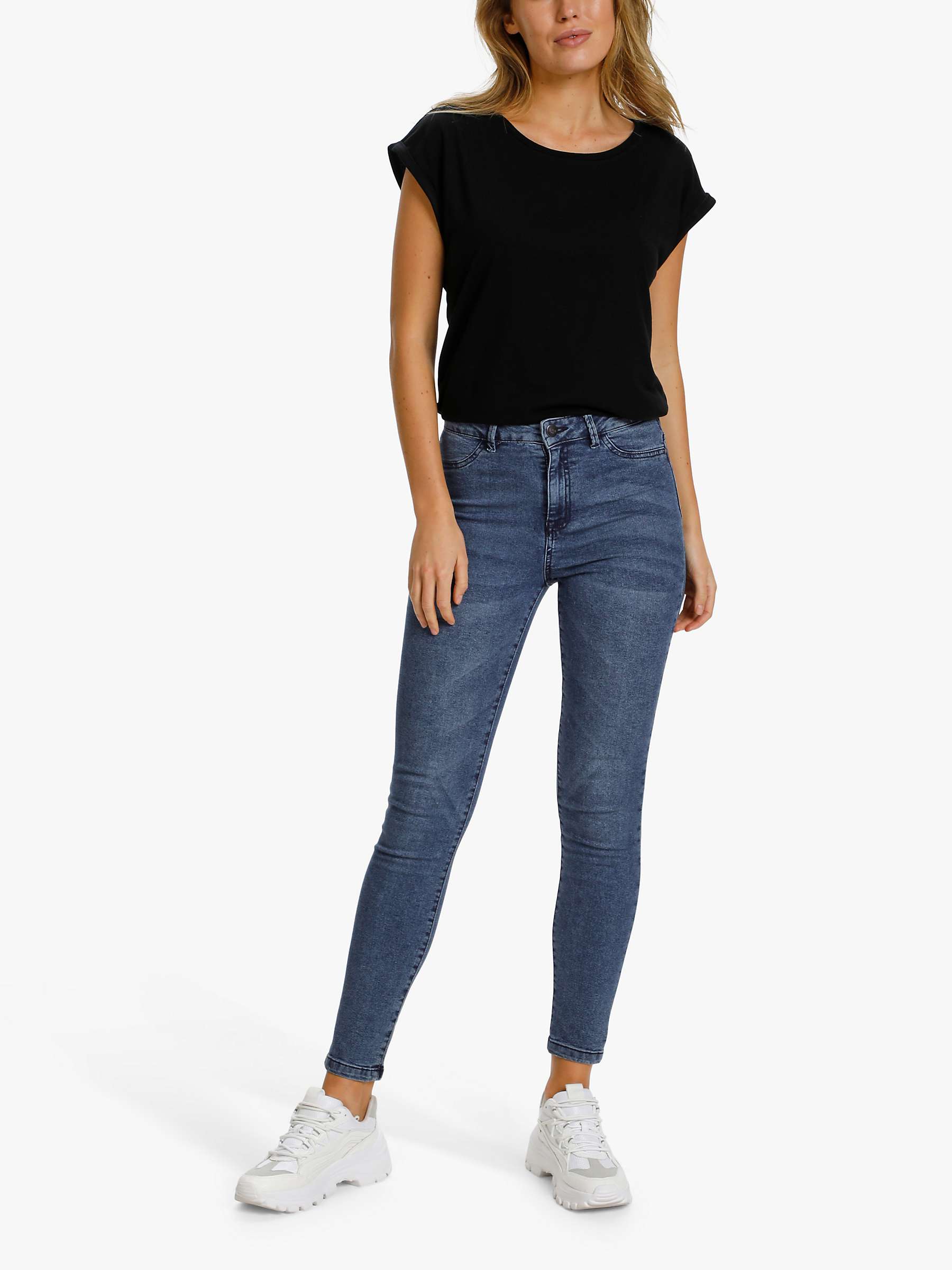 Buy Saint Tropez Tinna Skinny Jeans, Medium Blue Online at johnlewis.com