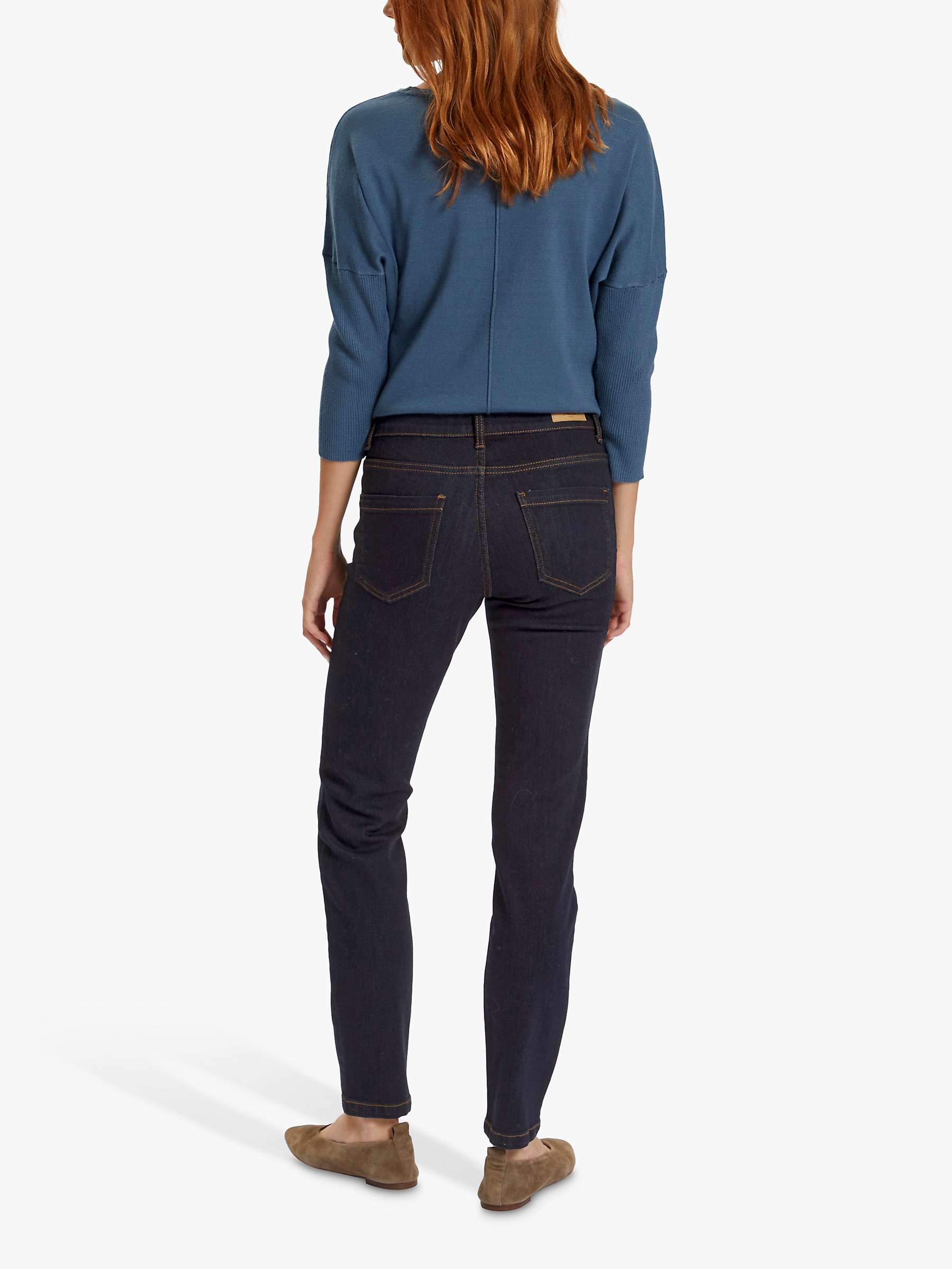 Buy Saint Tropez Molly Slim Leg Jeans, Dark Blue Denim Online at johnlewis.com