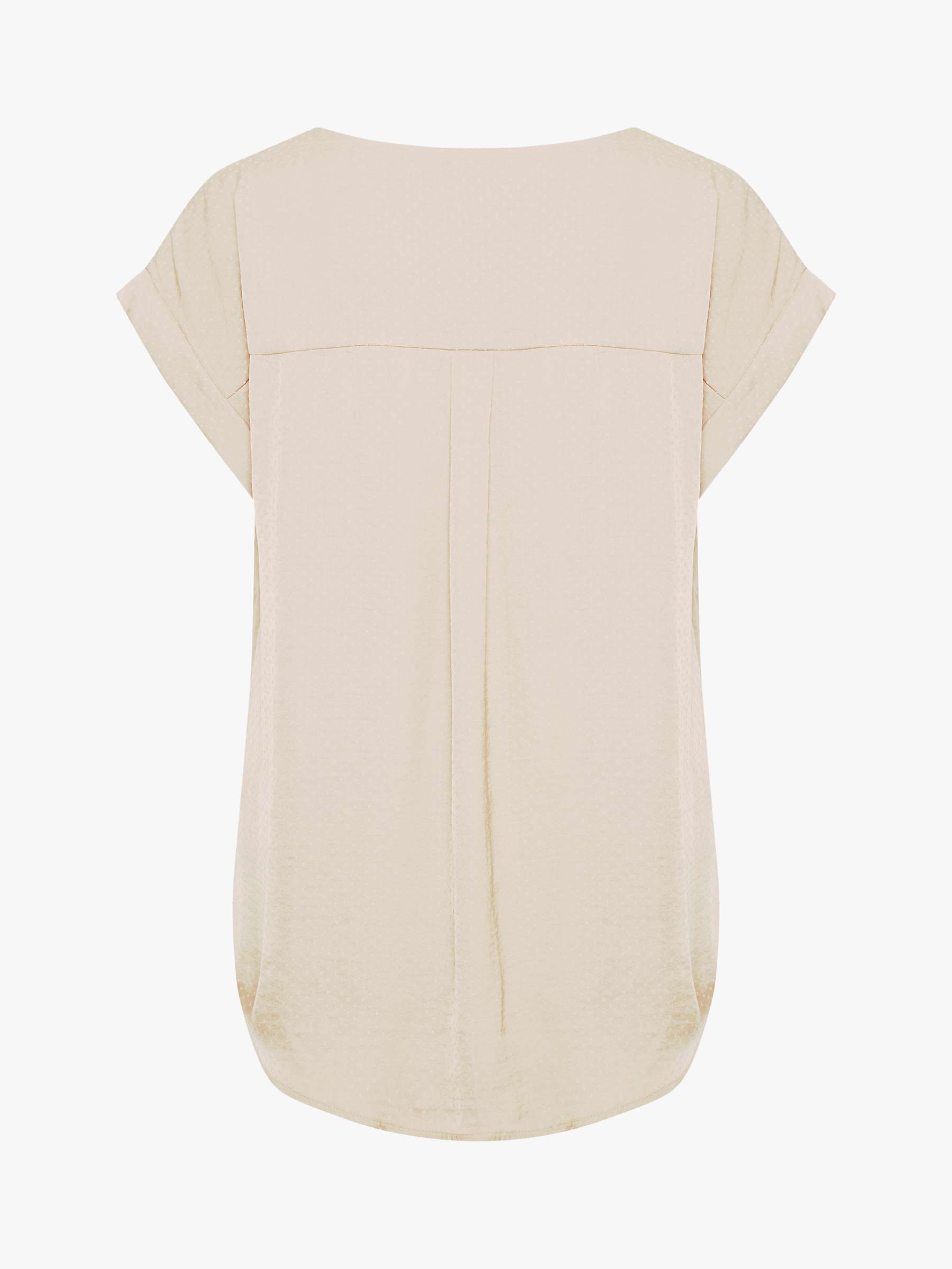 Buy Saint Tropez Briana Jacquard Short Sleeve Top Online at johnlewis.com