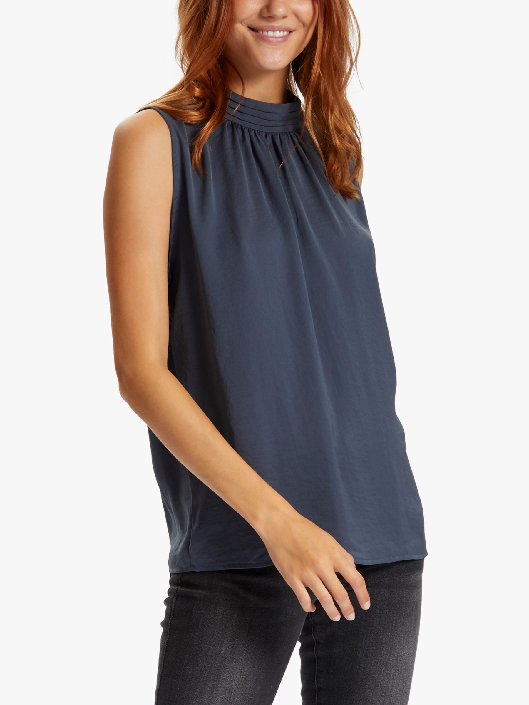 Women's Shirts & Tops - High Neck, Sleeve: Sleeveless