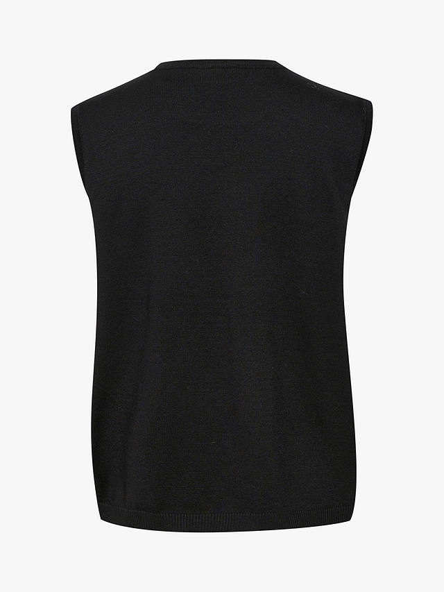 Saint Tropez Mila Knitted Vest Top, Black