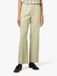 Paul Smith Plain Wool Relaxed Trousers, Green
