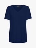 Soaked In Luxury Columbine Oversized T-Shirt, Navy