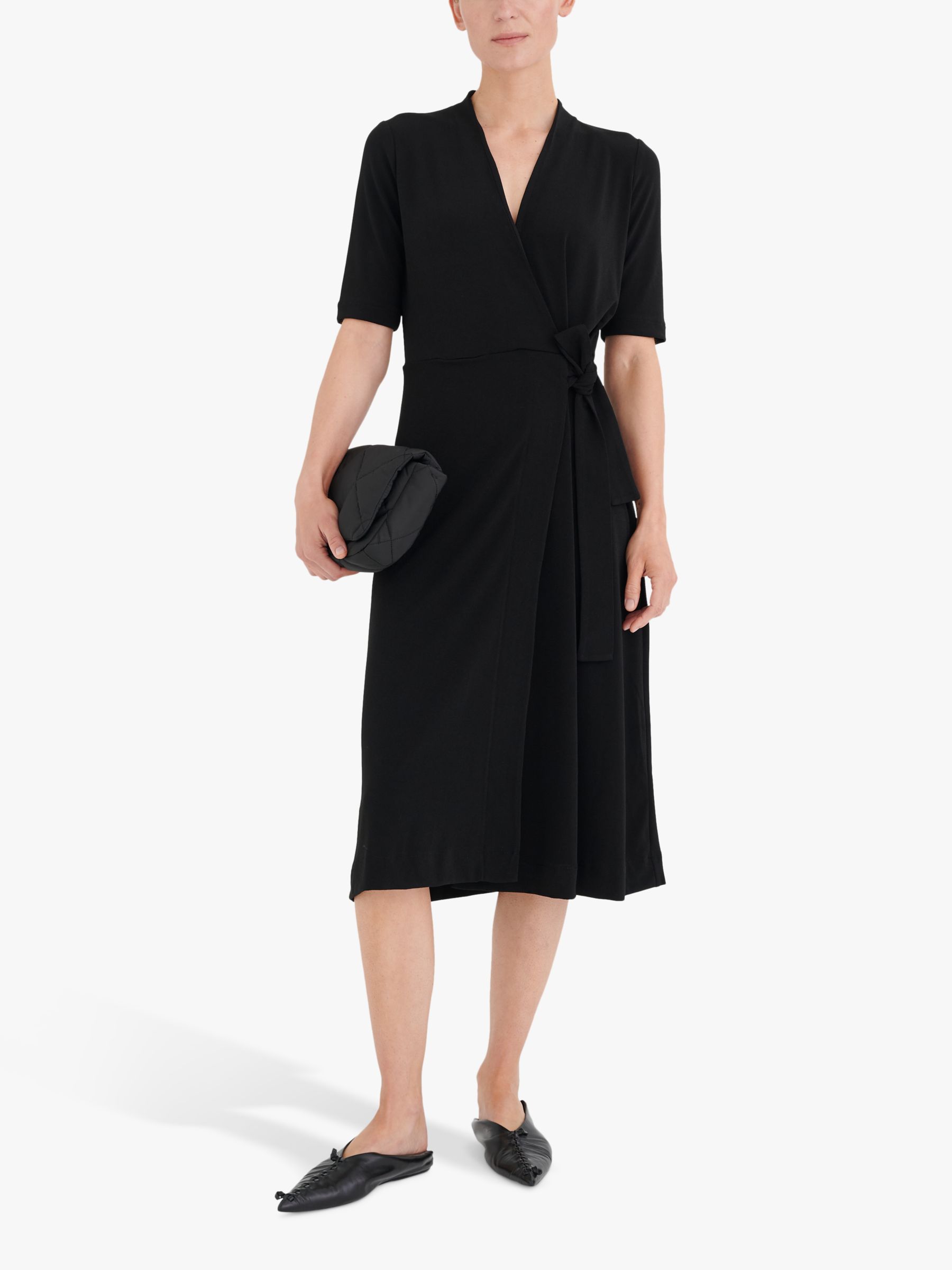 InWear Ben Wrap Dress, Black