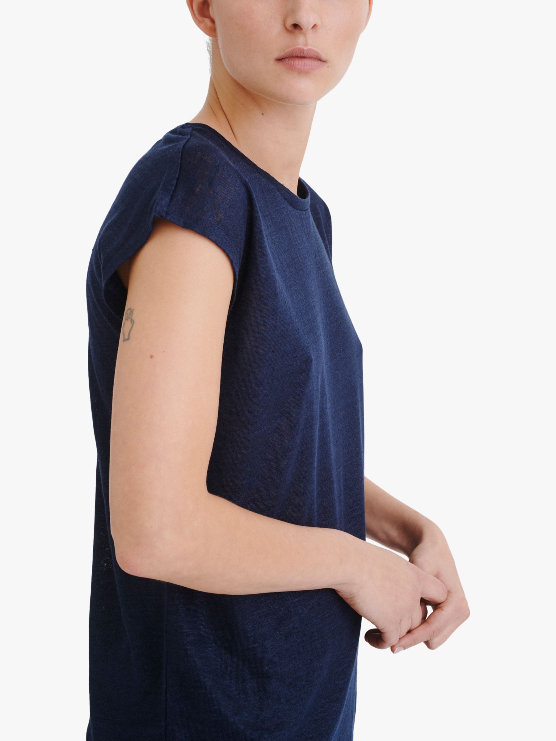 Buy InWear Faylinn Linen T-Shirt Online at johnlewis.com