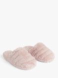 Ted Baker Lopsey Faux Fur Mule Slippers, Dusky-pink