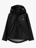 Tretorn Kids' Plain Packable Rain Coat & Trousers, Black