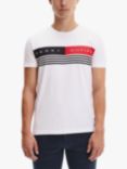 Tommy Hilfiger Contrast Stripe Panel Logo T-Shirt