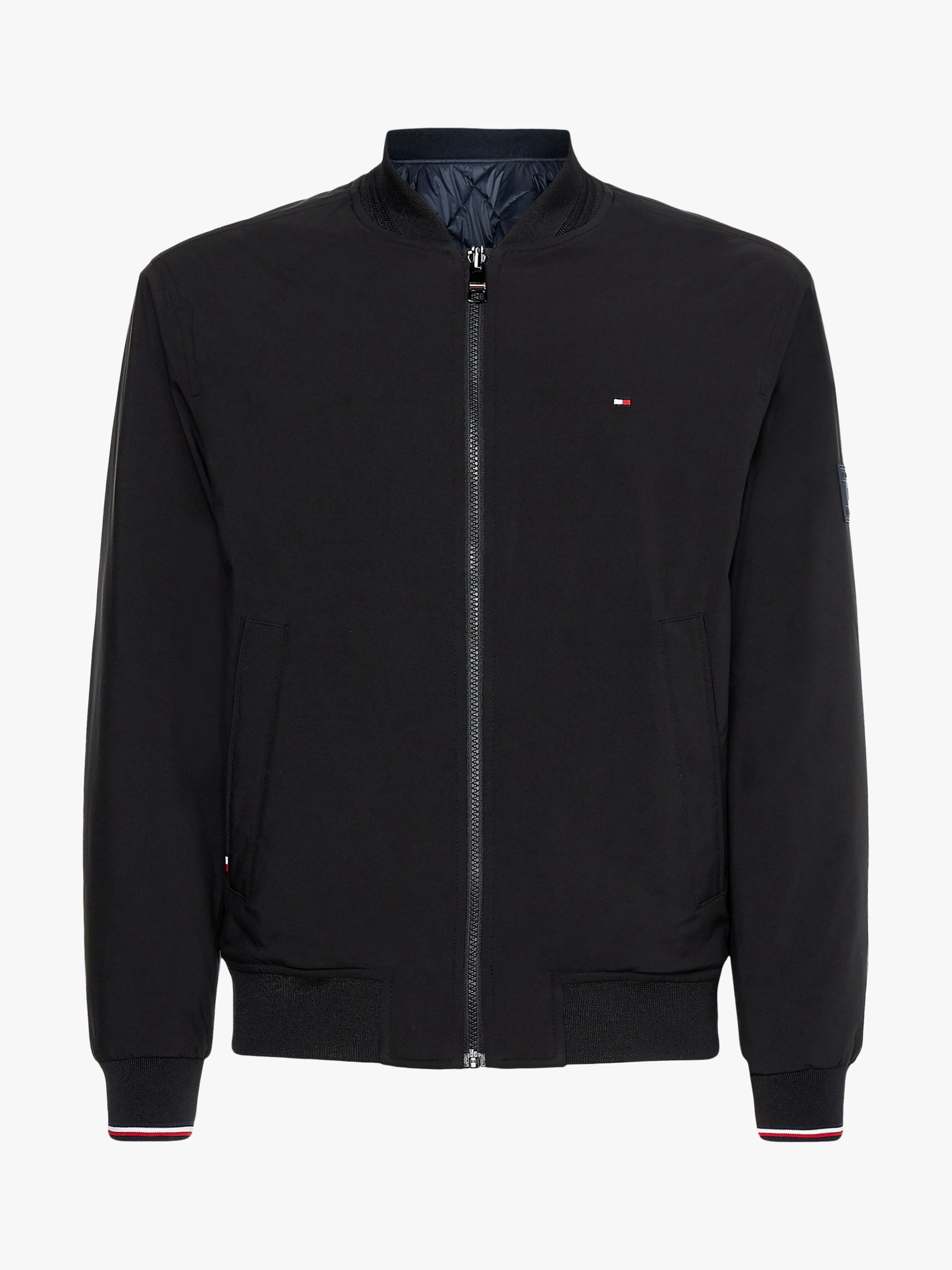 Tommy Hilfiger Reversible Bomber Jacket, Black