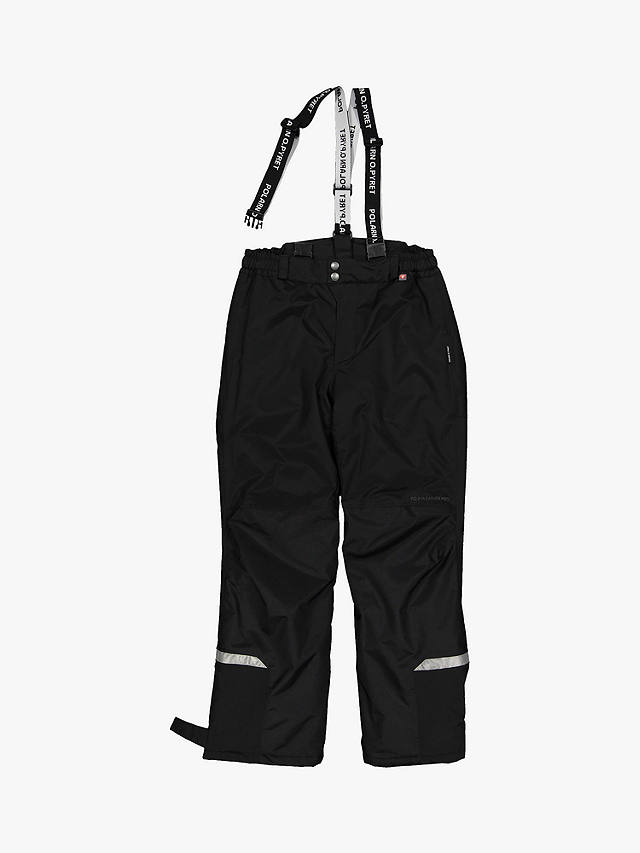 Polarn O. Pyret Kids' Waterproof Shell Trousers, Black