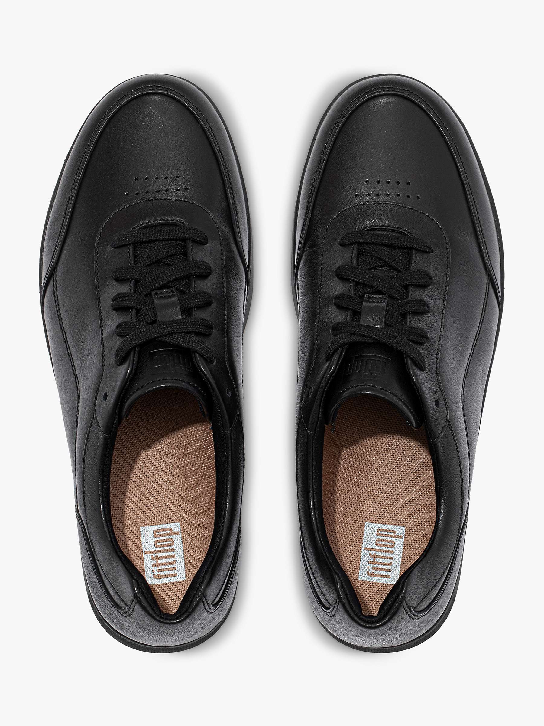 Buy FitFlop Rally X Lace Up Leather Trainers Online at johnlewis.com