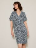 John Lewis & Partners Linen Animal Print Tunic Dress