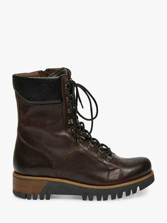 Celtic & Co. Wilds Leather Lace Up Boots, Tanners Brown