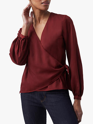 French Connection Wrap Blouse