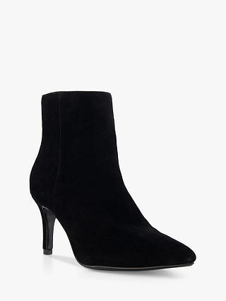 Dune Obsessive2 Suede Pointed Toe Ankle Boots