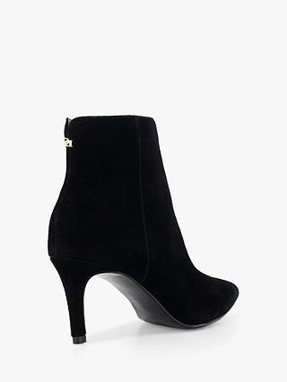 Dune Obsessive2 Suede Pointed Toe Ankle Boots