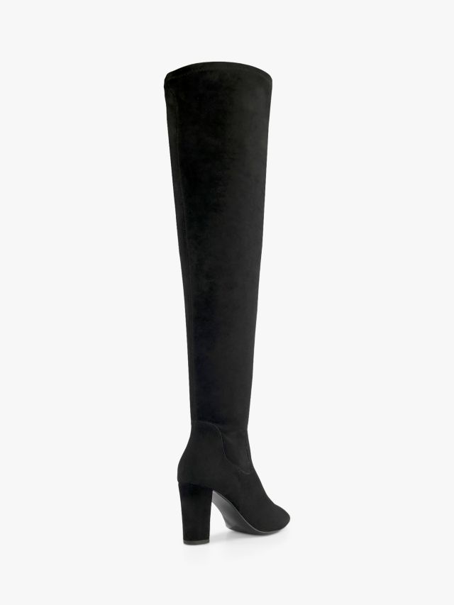 Over the knee block clearance boots