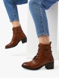 Dune Wide Fit Paxan Leather Ankle Boots
