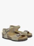 Celtic & Co. Low Wedge Double Buckle Sandals