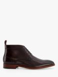 Dune Mall Leather Lace-up Chukka Boots, Brown