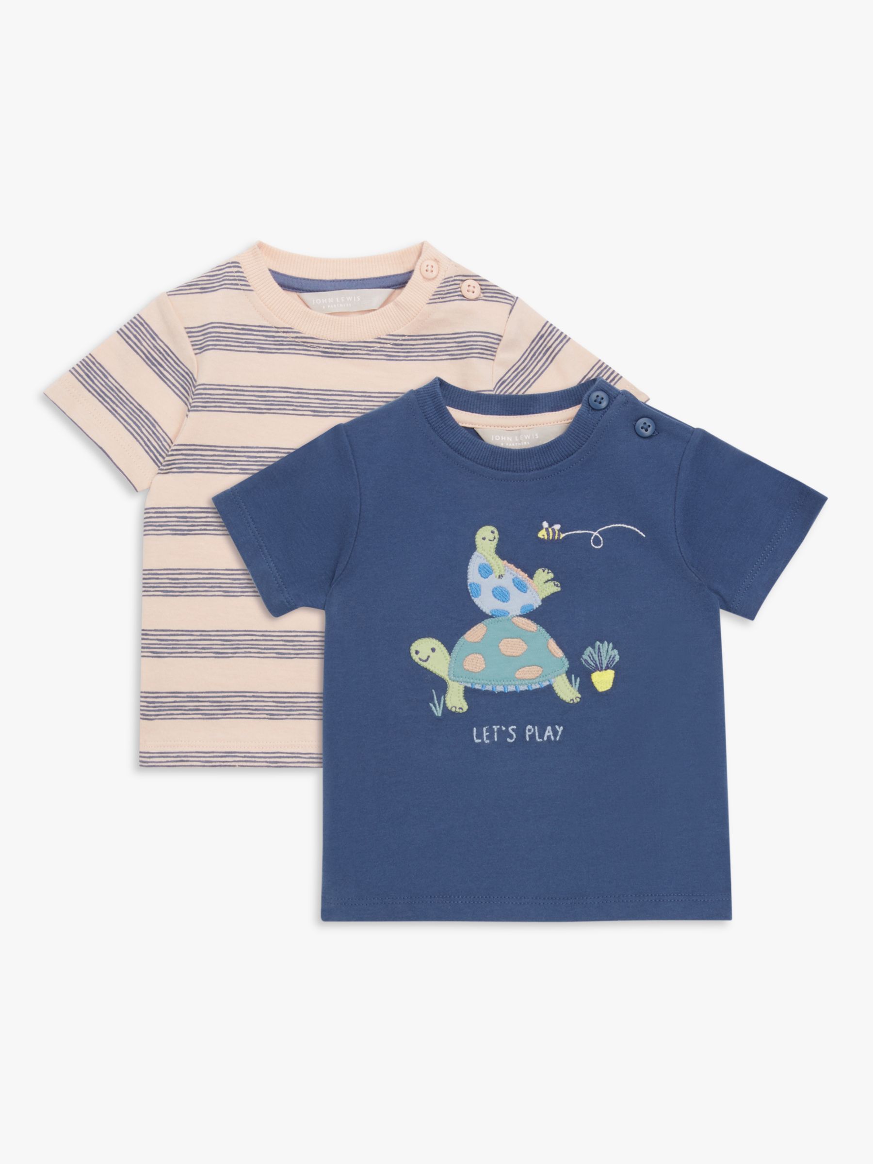 New Ex John Lewis Baby Boys Toddler Short Sleeve T-Shirt 0-3 Months 2-3 Years 