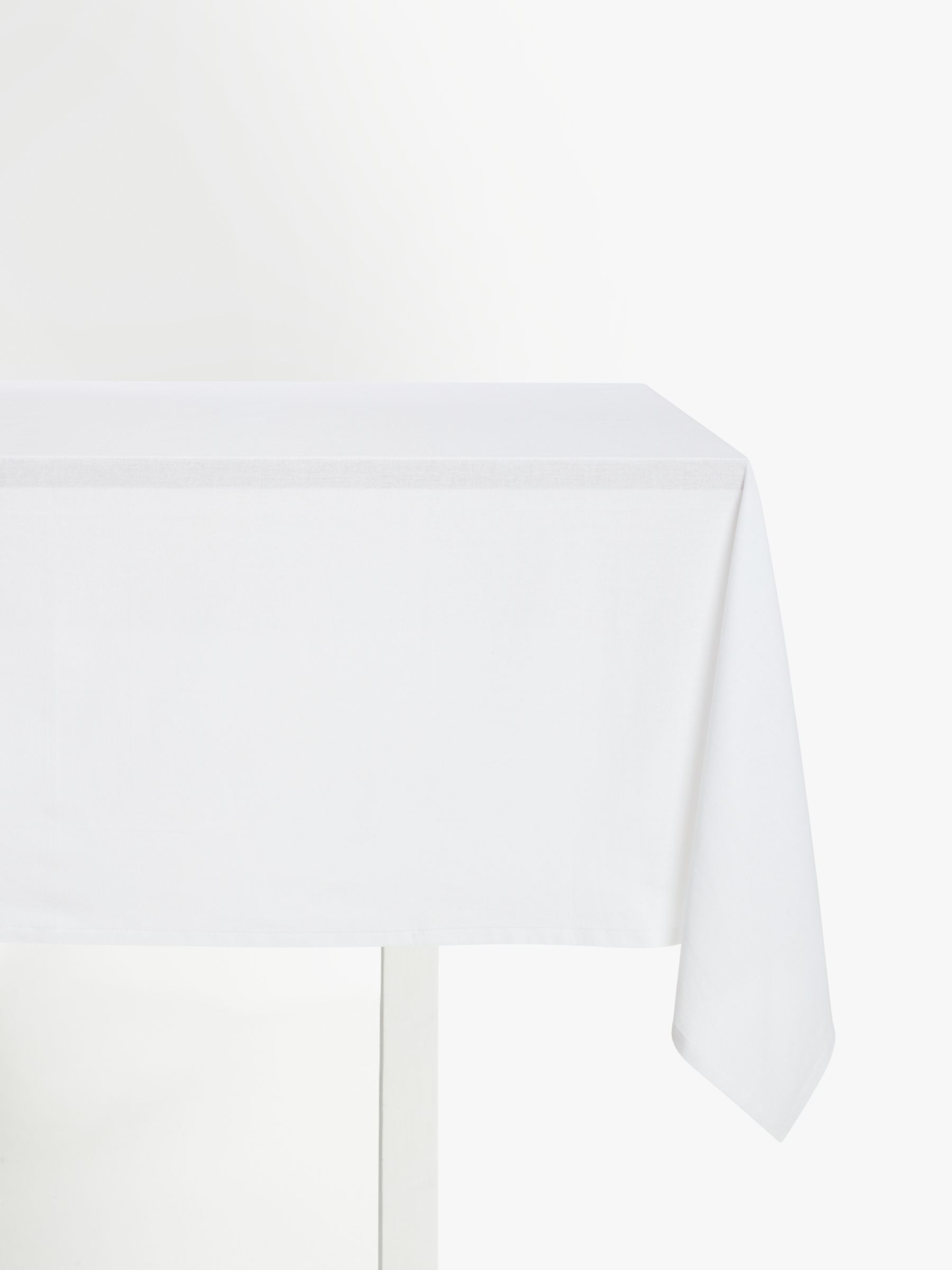 White Tablecloth Square 55 x 55 Inch Solid Striped Jacquard Table