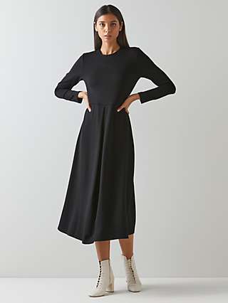 L.K.Bennett Maria Midi Dress, Black
