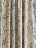 Laura Ashley Pussy Willow Pair Lined Pencil Pleat Curtains