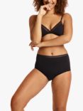 Love Luna Lady Leaks Full Brief Knickers, Black