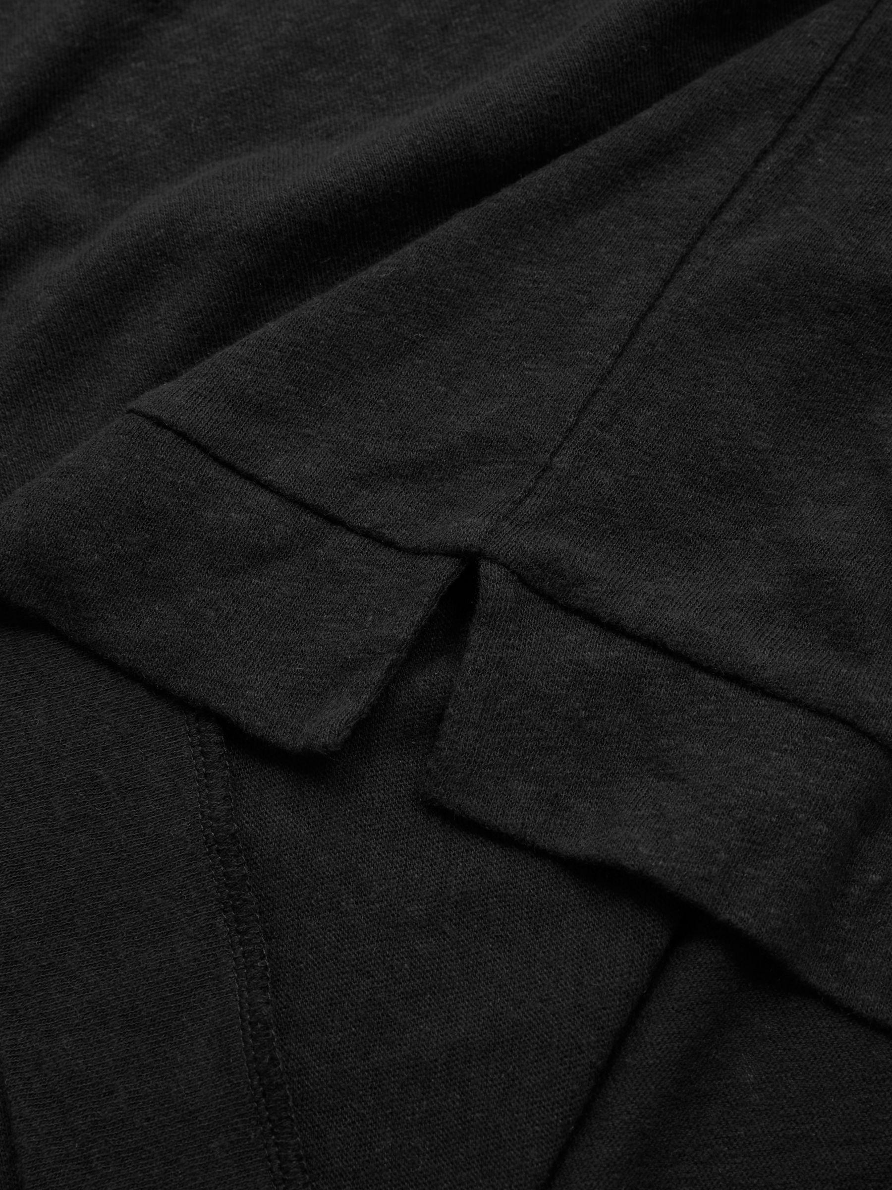 Celtic & Co. Linen Sweatshirt, Black at John Lewis & Partners