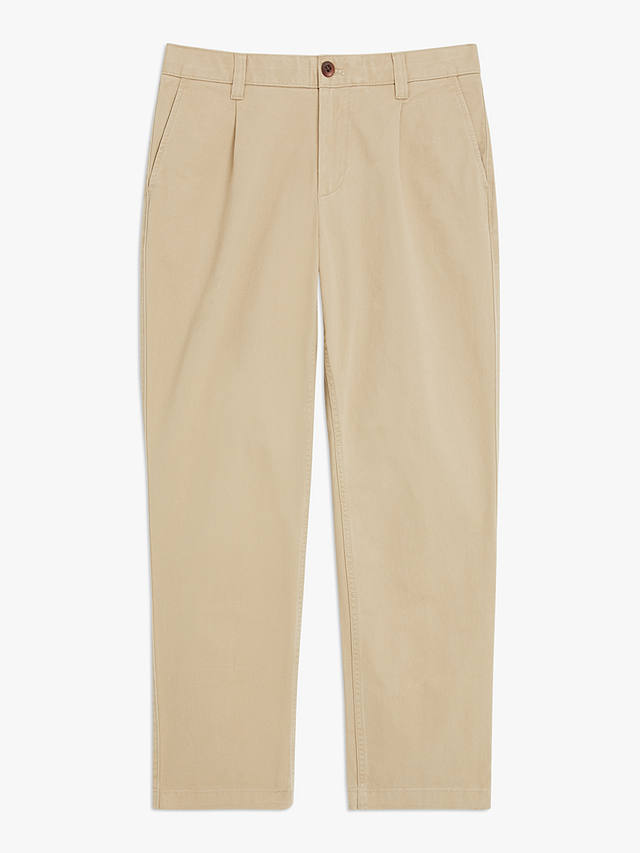 John Lewis Relaxed Fit Cotton Chinos, Sand