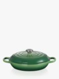 Le Creuset Cast Iron Signature Shallow Casserole, Bamboo