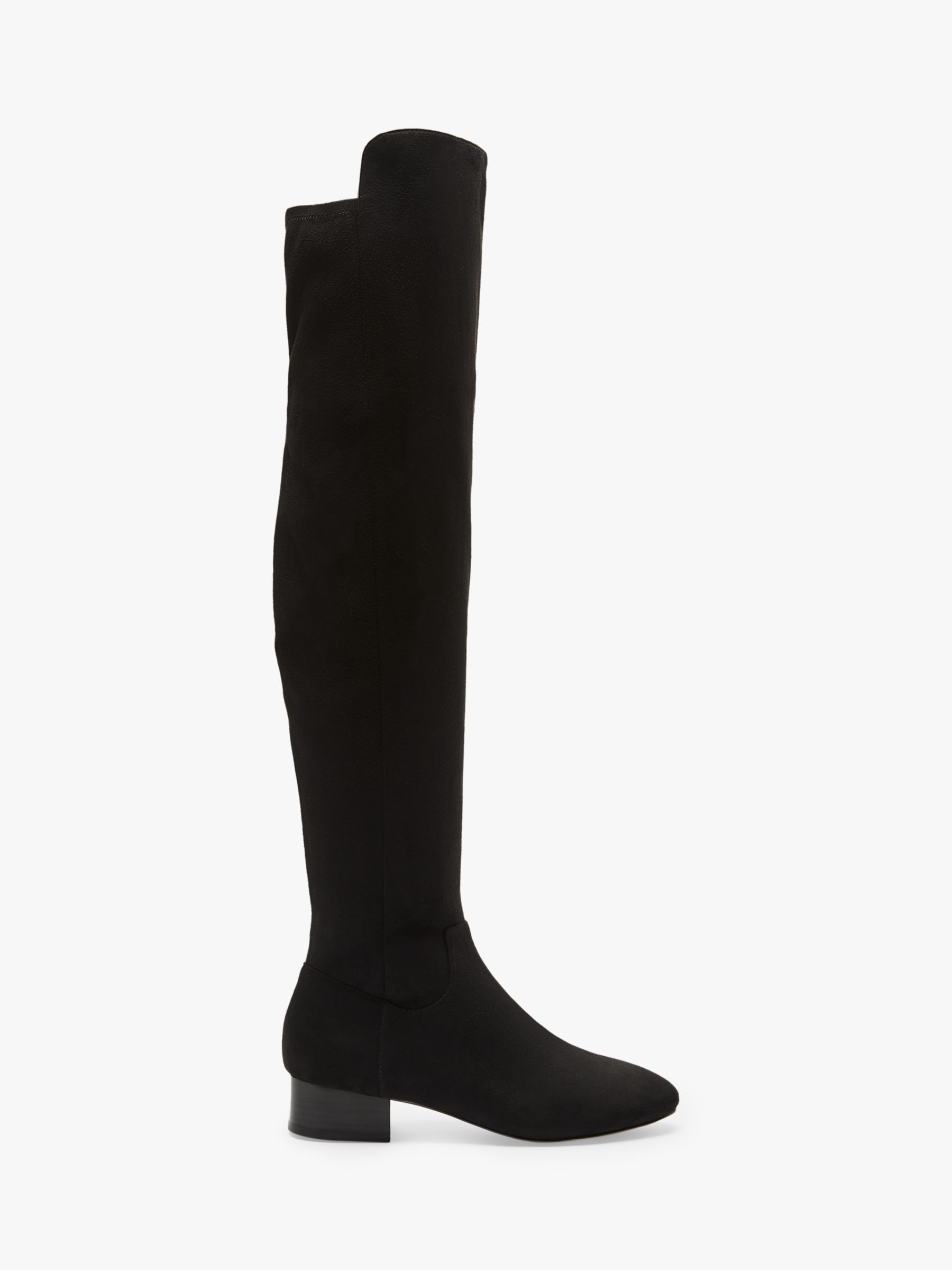 Boden Stretch Over The Knee Boots, Black