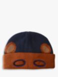 White Stuff Kids' Superhero Bear Hat, Orange