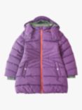 White Stuff Kids' Prestley Puffer Coat, Purple