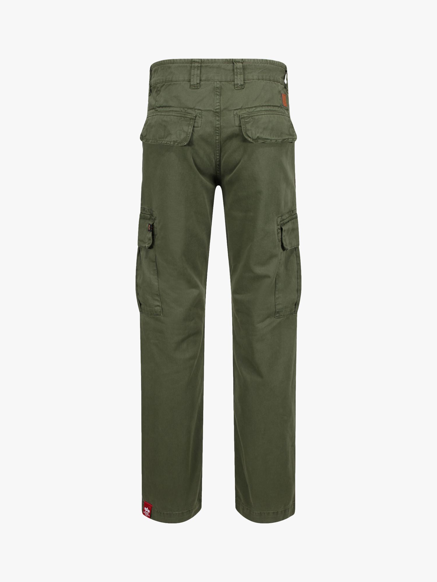 Alpha Industries Agent Cargo Trousers, Dark Olive, 28R