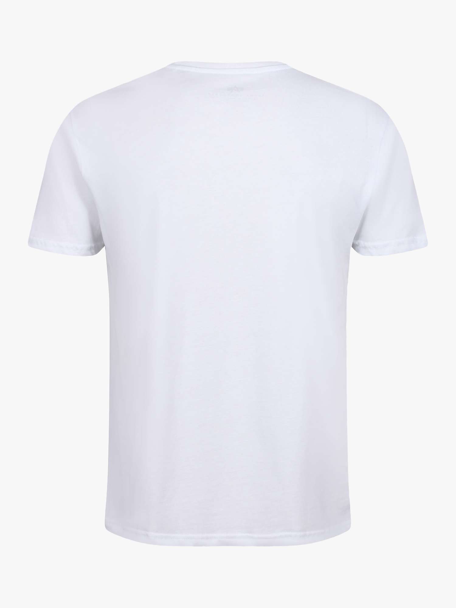 Buy Alpha Industries Crew T-Shirt, Pack of 2 Online at johnlewis.com