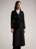 Ted Baker Rosell Wool and Cashmere Blend Long Coat