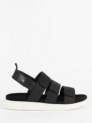 Barbour Elisa Leather Strappy Footbed Sandals