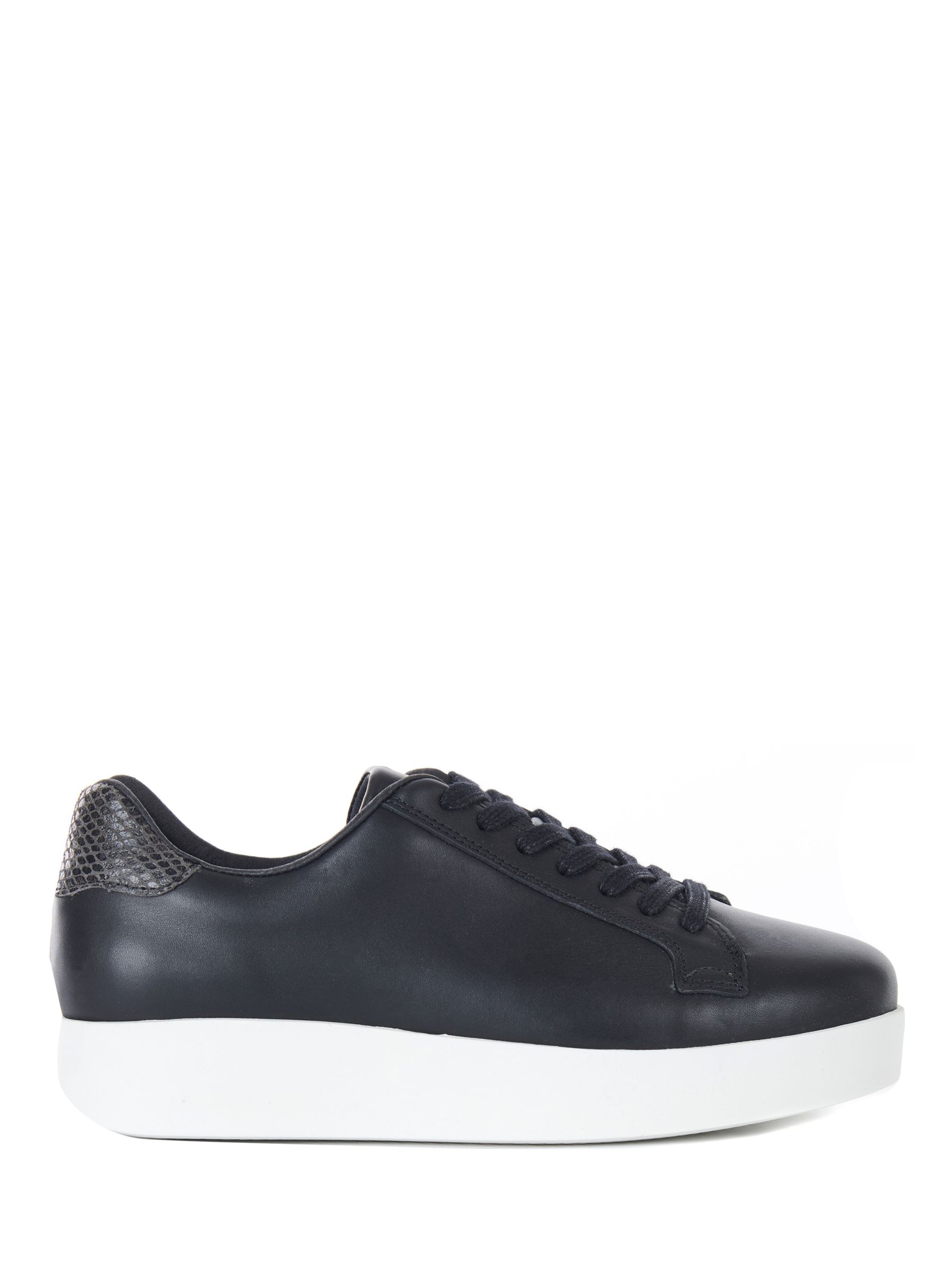 Barbour International Bianca Leather Flatform Trainers