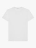 SPOKE Cotton Slim Fit Crew Neck T-Shirt, White