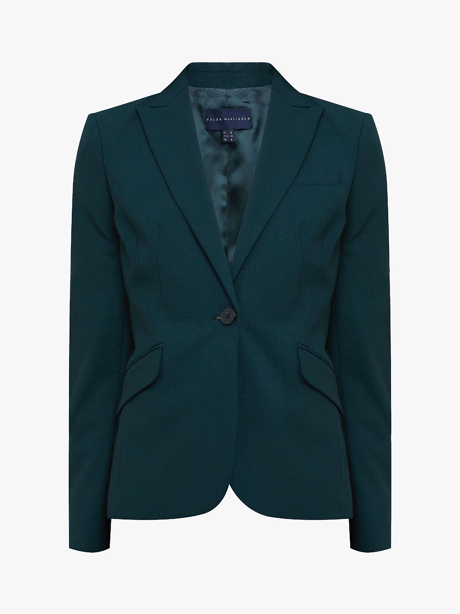 Buy Helen McAlinden Gerry Casual Jacket, Dark Emerald Online at johnlewis.com