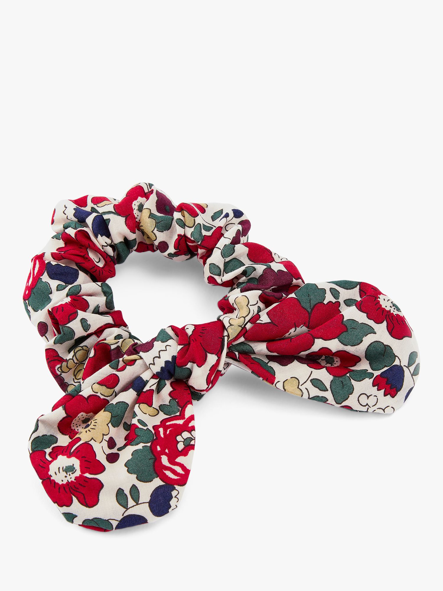 Trotters Kids' Betsy Liberty Print Hair Scrunchie, Red