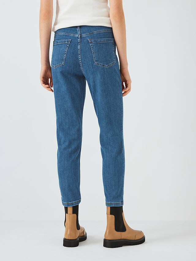 John Lewis ANYDAY Hoxton Mom Jeans, Mid Wash