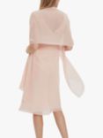 Gina Bacconi Farrah Lace Bodice Chiffon Dress, Pink